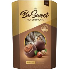 Конфеты BESWEET из молочного шоколада с ореховой начинкой, 160г