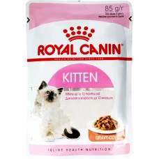 Купить Корм консервированный для котят ROYAL CANIN Kitten кусочки в соусе, 85г в Ленте
