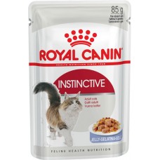 Купить Корм консервированный для взрослых кошек ROYAL CANIN Instinctive кусочки в желе, старше 1 года, 85г в Ленте