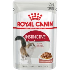 Купить Корм консервированный для взрослых кошек ROYAL CANIN Instinctive кусочки в соусе, старше 1 года, 85г в Ленте