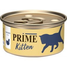 Купить Корм консервированный для котят PRIME Паштет Курица, 75г в Ленте