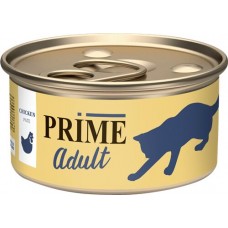 Купить Корм консервированный для кошек PRIME Паштет Курица, 75г в Ленте