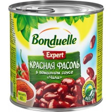 Купить Фасоль красная BONDUELLE Expert, в соусе чили, 425мл в Ленте