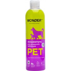 Шампунь для собак и кошек WONDER LAB универсальный без запаха и аллергических реакций, 480мл