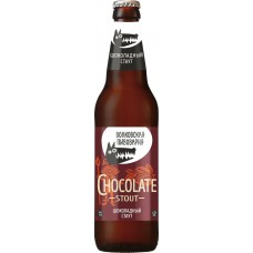 Напиток пивной темный ВОЛКОВСКАЯ ПИВОВАРНЯ Шоколадный стаут нефильтрованный пастеризованный осветленный 6,5%, 0.45л
