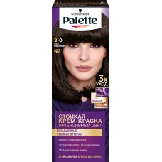 Крем-краска для волос PALETTE ICC N2 (3–0) Темно-каштановый, 110мл