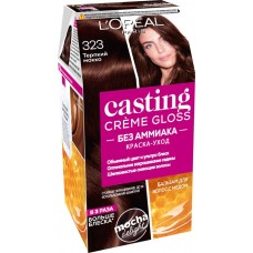 Краска-уход для волос CASTING CREME GLOSS 323 Черный шоколад, без аммиака, 180мл