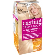 Купить Краска-уход для волос CASTING CREME GLOSS 1021 Светло-светло-русый перламутровый, без аммиака, 180мл в Ленте