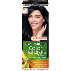 Купить Краска для волос GARNIER Color Naturals 1+ Ультрачерный, с 3 маслами, 110мл в Ленте