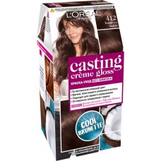 Купить Краска-уход для волос CASTING CREME GLOSS 412 Какао со льдом, без аммиака, 180мл в Ленте