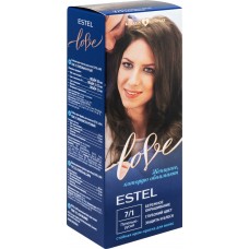 Купить Крем-краска для волос ESTEL Love 7/1 Пепельно-русый, 115мл в Ленте
