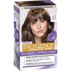 Крем-краска для волос L'OREAL Excellence Cool Creme 6.11 Ультрапепельный темно-русый, 258г