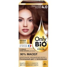 Краска для волос ONLY BIO COLOR 4.0 Роскошный каштан, 115мл