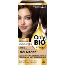 Краска для волос ONLY BIO COLOR 4.1 Холодный каштан, 115мл