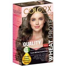 Купить Краска для волос COLORX 7.0 Русый, 115мл в Ленте