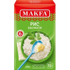 Рис MAKFA Басмати, шлифованный, в пакетиках, 6х66,6г