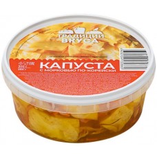 Капуста ТРАДИЦИИ ВКУСА с морковью по-корейски, 300г