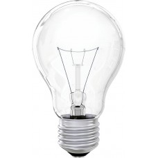 Лампа накаливания ОНЛАЙТ 60Вт E27, прозрачная, груша Арт. 71662