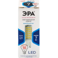 Лампа светодиодная ЭРА STD LED JCD, 7Вт, керамика, капсула, нейтральный белый свет Арт. Б0027866