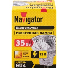 Купить Лампа галогенная NAVIGATOR MR11, 35W, 12V Арт. 94201 в Ленте