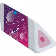 Ластик MAPED Cosmic Kids треугольной формы, белый с цветной серединой, Арт. 119513