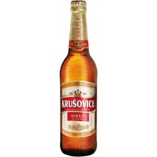 Купить Пиво светлое KRUSOVICE Svetle пастеризованное, 4,2%, 0.45л в Ленте