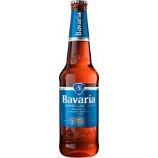 Пиво светлое BAVARIA Premium фильтрованное пастеризованное 4,9%, 0.45л