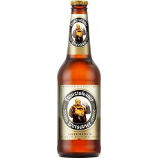Пиво светлое FRANZISKANER Premium Hefe-Weissbier пшеничное нефильтрованное пастеризованное 5%, 0.45л