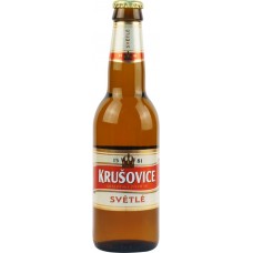 Пиво светлое KRUSOVICE Svetle пастеризованное 4,2%, 0.33л