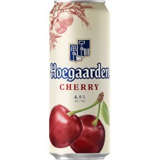 Напиток пивной HOEGAARDEN со вкусом вишни нефильтрованный пастеризованный 4,5%, 0.45л