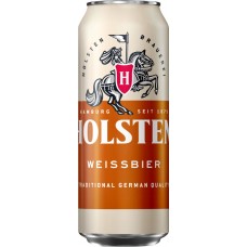 Купить Пиво светлое HOLSTEN Weissbier пшеничное нефильтр. паст. неосв. алк.5,0% ж/б в Ленте