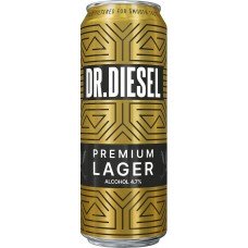 Купить Пиво светлое DOCTOR DIESEL Премиум Лагер пастеризованное 4,7%, 0.43л в Ленте