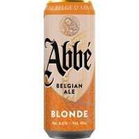 Напиток пивной ABBE Blonde пастеризованный 6,6%, 0.45л