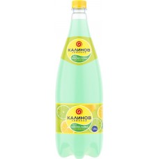 Напиток КАЛИНОВ Лимон, лайм сильногазированный, 1.5л