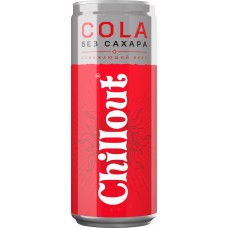 Купить Напиток CHILLOUT Кола без сахара сильногазированный, 0.33л в Ленте