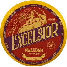 Сыр EXCELSIOR Maasdam 45%, без змж, весовой