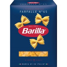 Купить Макароны BARILLA Farfalle n.65 из твердых сортов пшеницы группа А высший сорт, 400г в Ленте
