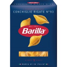 Макароны BARILLA Conchiglie rigate №93 группа А, высший сорт, 450г