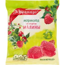 Купить Мармелад УДАРНИЦА со вкусом малины, 325г в Ленте