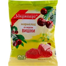 Мармелад УДАРНИЦА со вкусом вишни, 325г