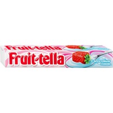Конфета жевательная FRUIT-TELLA со вкусом клубничного йогурта, 41г