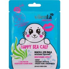 Купить Маска для лица VILENTA Animal Mask Happy Sea Calf с экстрактом водорослей и белым мхом, 28мл в Ленте