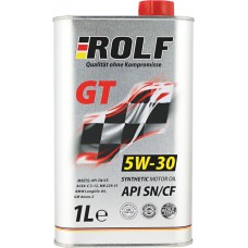 Купить Масло моторное ROLF GT SAE 5W-30 API SN/CF, синтетическое, 1л в Ленте