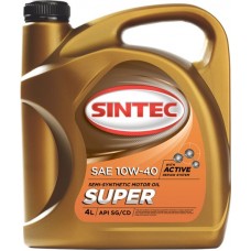 Купить Масло моторное SINTEC Super 3000 10W-40 SG/CD, полусинтетическое, 4л в Ленте