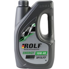 Купить Масло моторное ROLF Energy SAE 10W-40 API SL/CF полусинтетическое Арт.  322227, 4л в Ленте