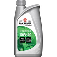 Масло моторное TAKAYAMA полусинтетическое SAE 10W-40 API SN/СF, 1л