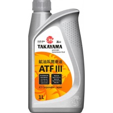 Масло трансмиссионное TAKAYAMA ATF III 605526, минеральное, 1л