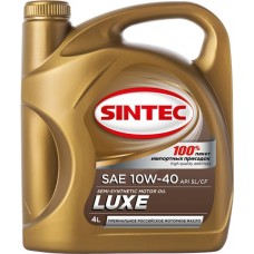Купить Масло моторное SINTEC Luxe 5000 10W-40 SL/CF, полусинтетическое, 4л в Ленте