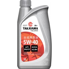 Масло моторное TAKAYAMA синтетическое SAE 5W-40 API SN/СF, 1л