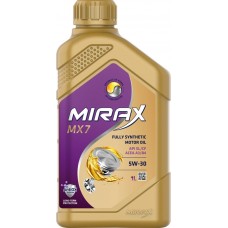 Масло моторное MIRAX синтетическое MX7 5W–30 A3/B4 SL/CF, Арт. 607027, 1л